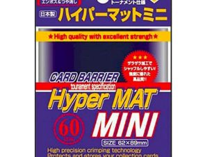 Kmc Small Sleeves Hyper Mat Black (60 Sleeves)