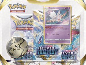 Pokémon TCG: Sword Shield – Silver Tempest 3-Booster Blister Togetic (Pokemon USA)