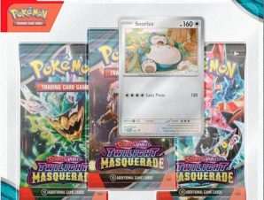 Pokémon TCG: Scarlet Violet – Twilight Masquerade 3-Booster Blister Snorlax (Pokemon USA)